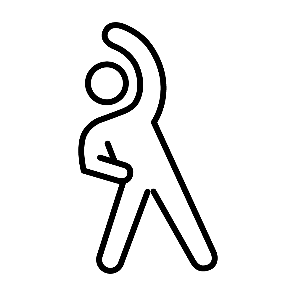 Group fitness exercise icon