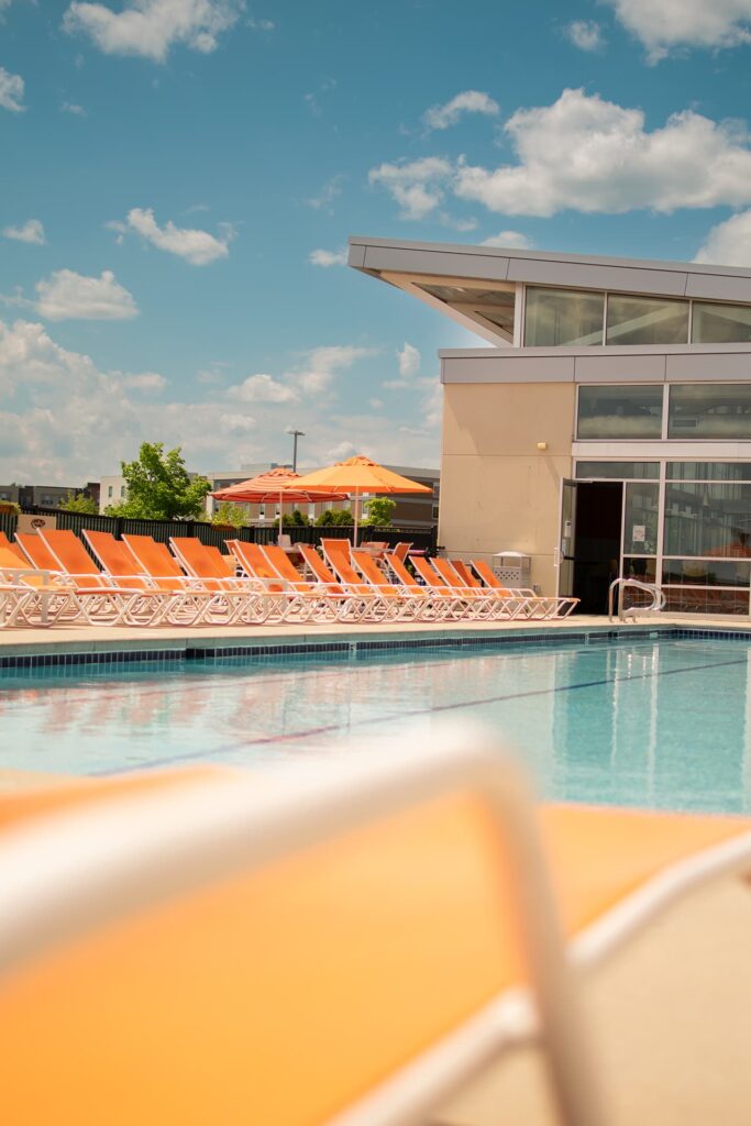 Outdoor pool in Menomonee Falls