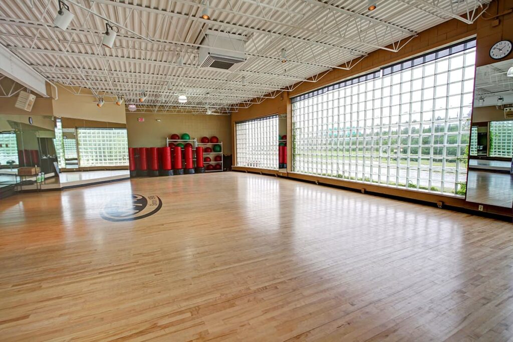 Group exercise studio