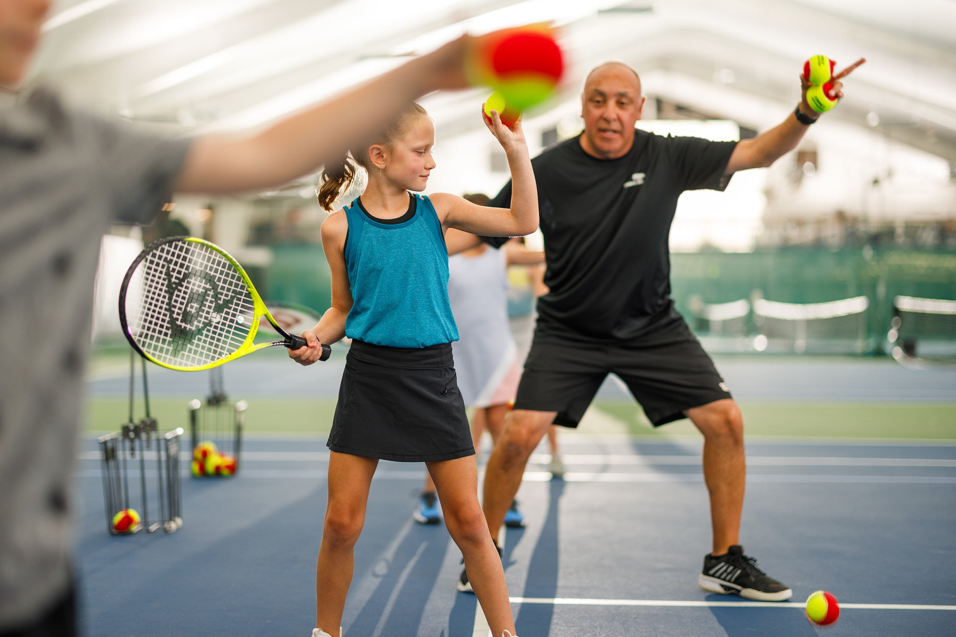 Junior tennis lessons
