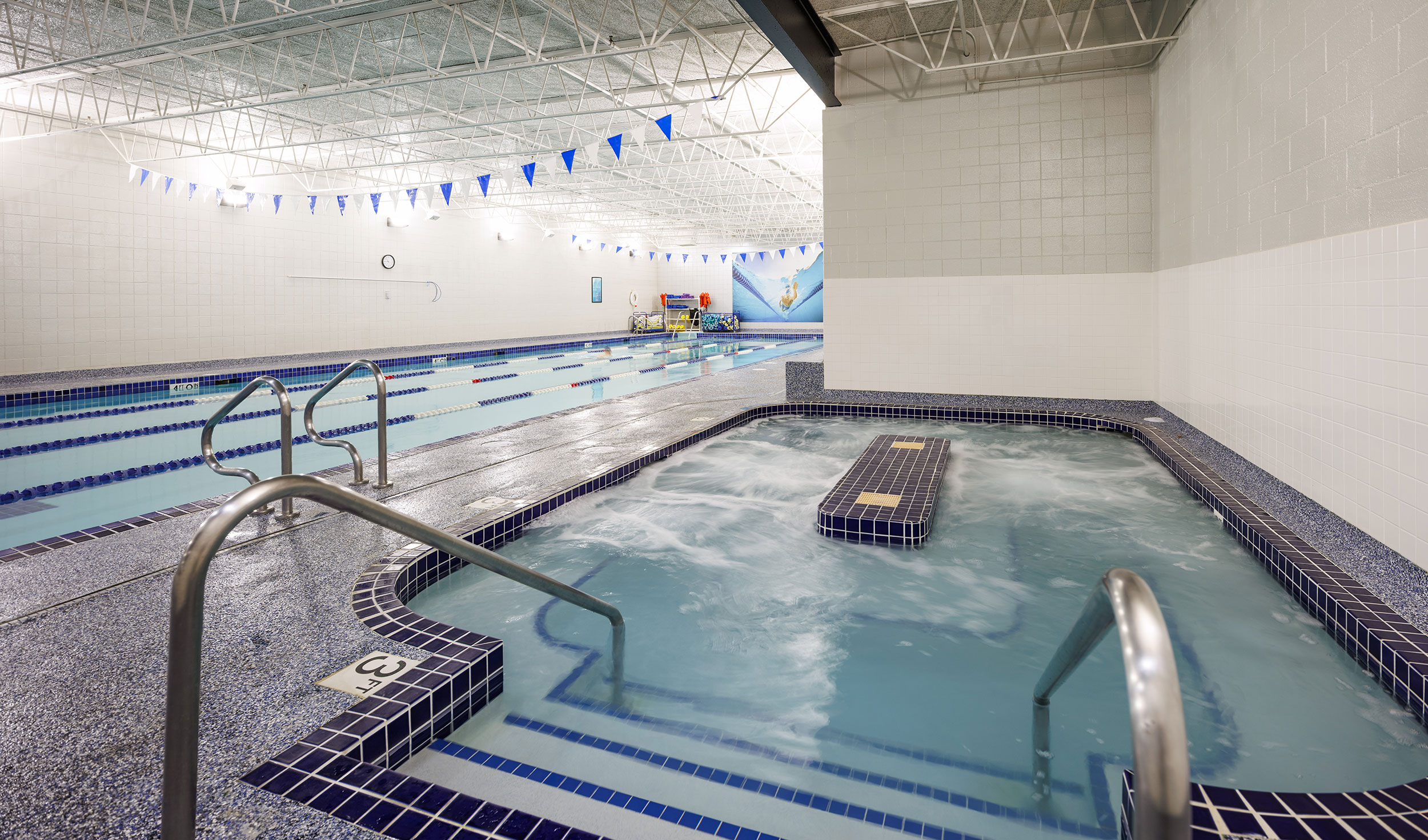 Indoor Whirlpool Hot Tub at the WAC Greenfield