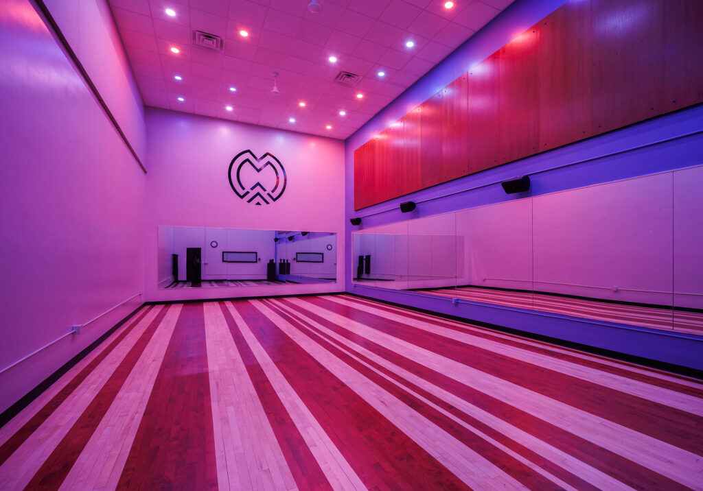 The group fitness studio at WAC West Allis