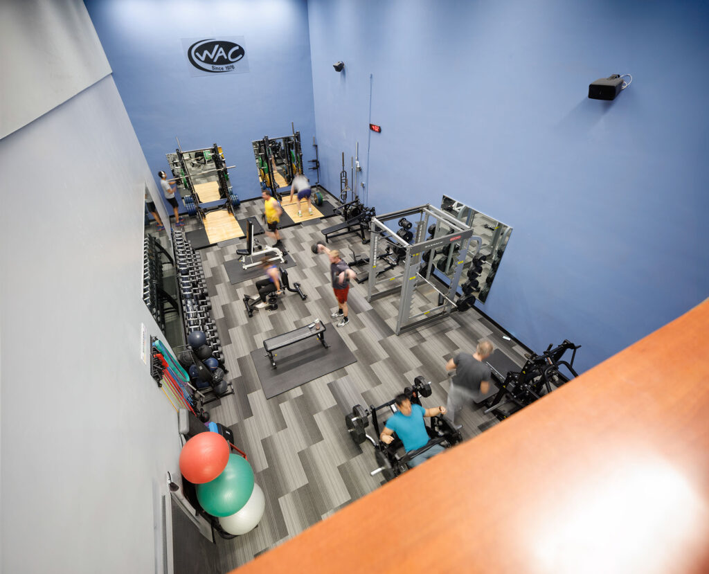 The Lift Studio at the WAC West Allis from above