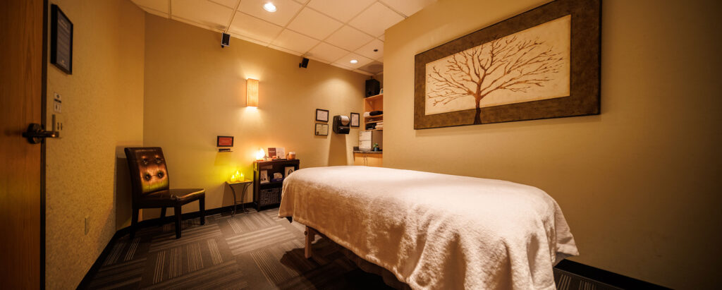 Massage therapy room at the WAC Downtown Milwaukee