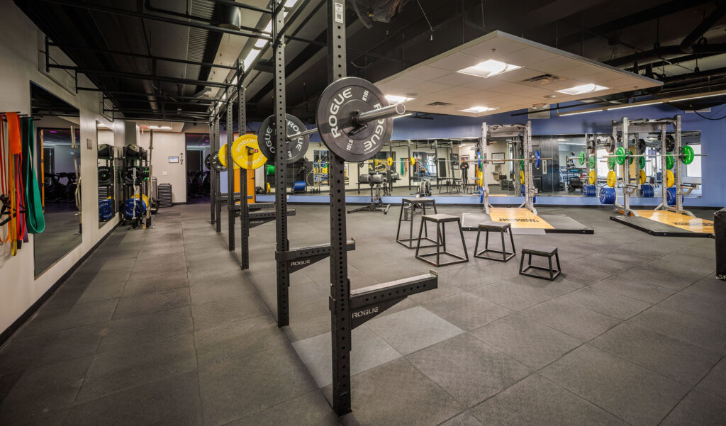5th Floor weight lifting equipment at the WAC Downtown Milwaukee
