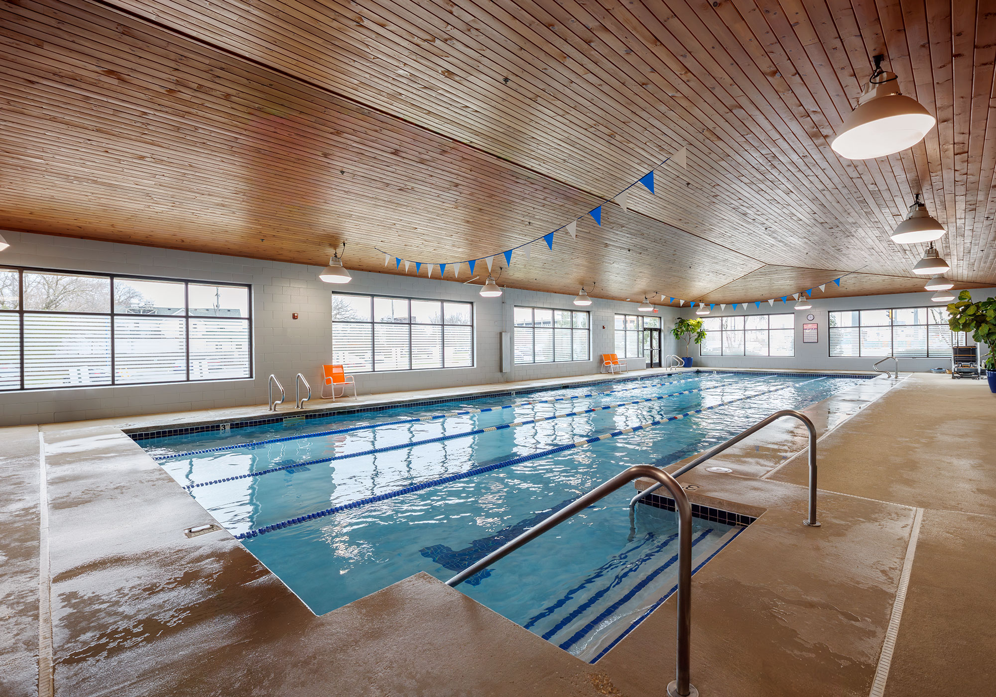 Indoor Lap Pool at the WAC Wauwatosa