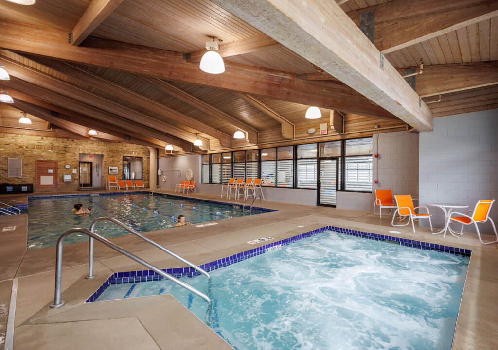 Indoor Exercise Pool and Hot Tub at the WAC Wauwatosa