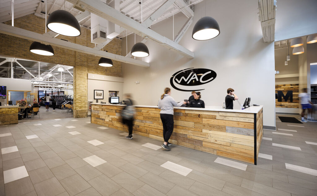 Front Desk at the WAC Wauwatosa