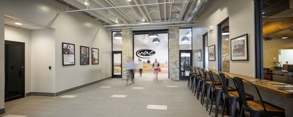 Lobby at the WAC Wauwatosa