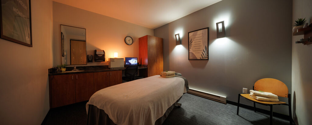 Massage Therapy room at the WAC Brookfield