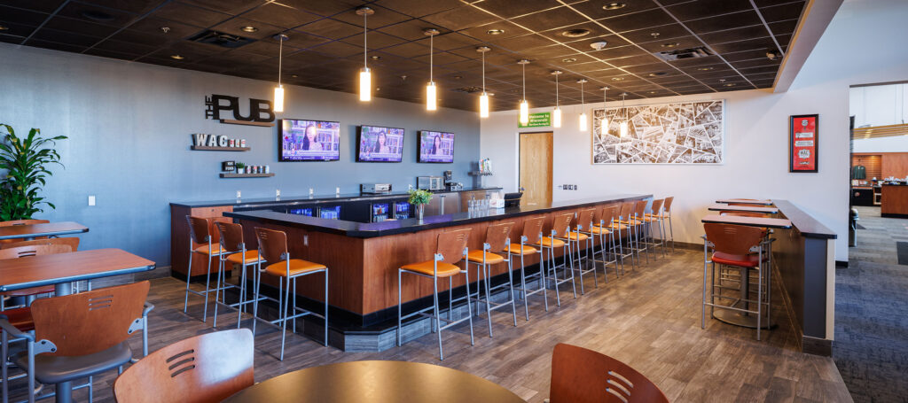 The Club Pub bar at the WAC Brookfield