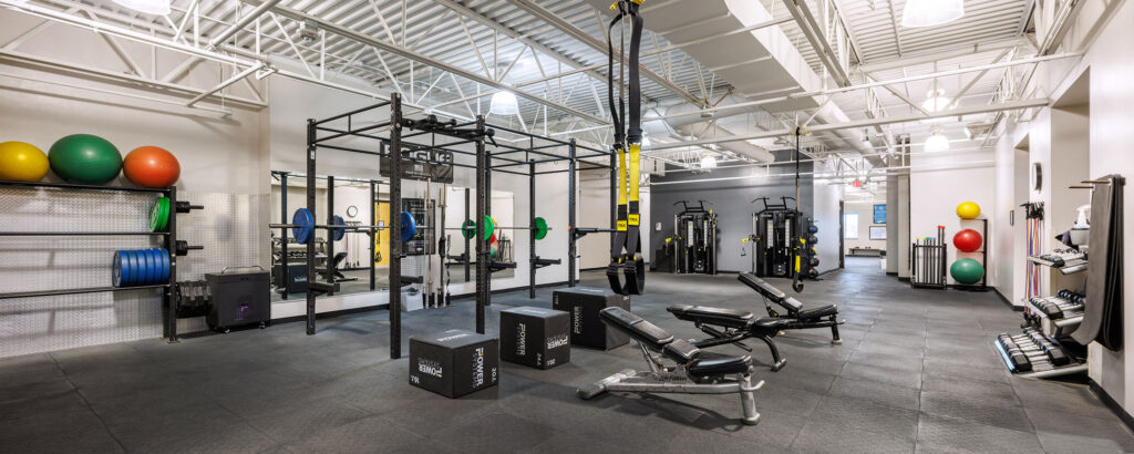 The upper level training area at the WAC Brookfield