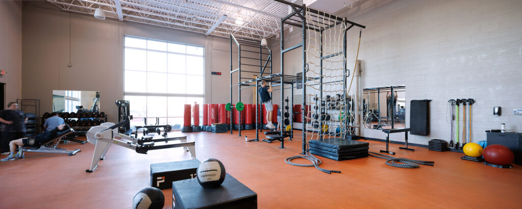 The Adult Playground at the WAC Brookfield - modern fitness space