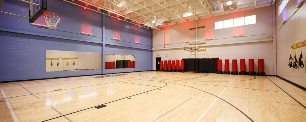 Basketball court at the WAC North Shore