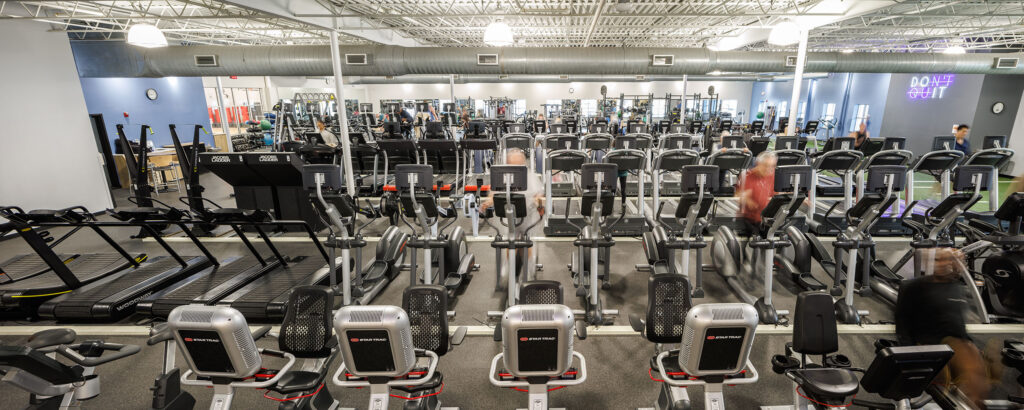 Cardio equipment at the WAC North Shore