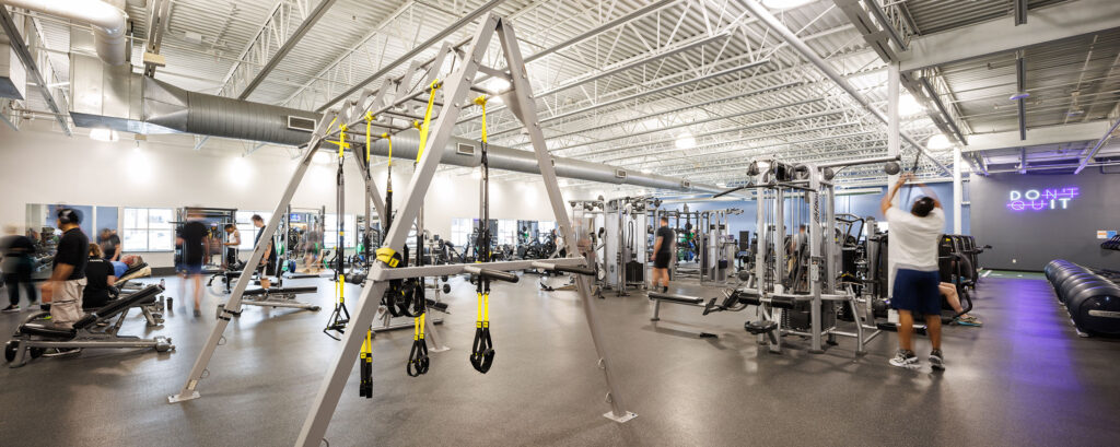 Weight room at the WAC North Shore