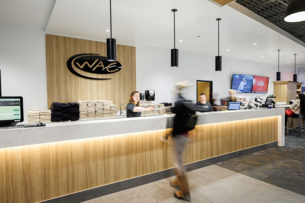 Front desk at the WAC North Shore