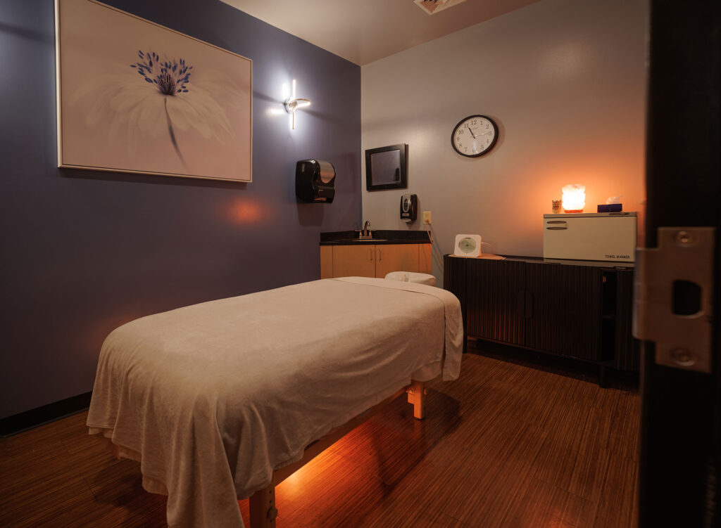 Massage room at the WAC North Shore