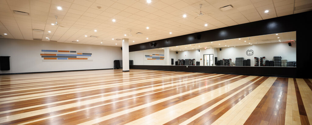 Group fitness studio at the WAC Menomonee Falls