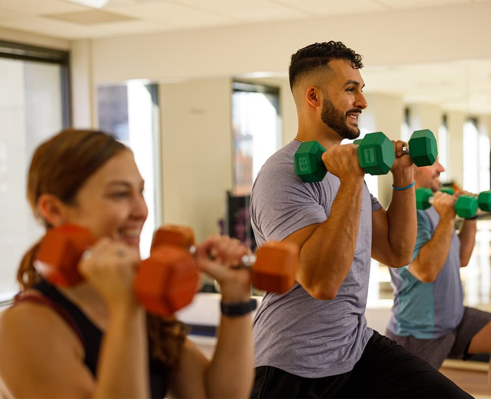 Strength fitness class