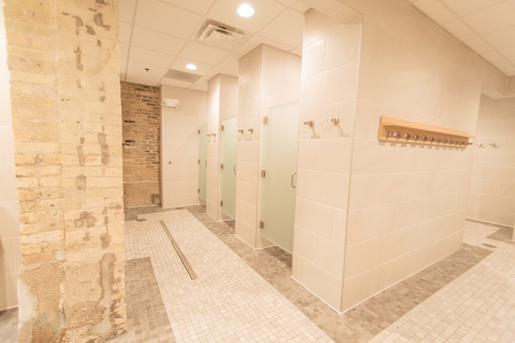 Industrial showers
